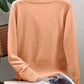 Heart Button V-Neck Cardigan