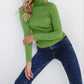 Ribbed Roll Neck Top
