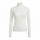 Ribbed Roll Neck Top