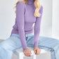 Ribbed Roll Neck Top