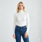 Ribbed Roll Neck Top