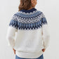 Fair Isle Yoke Crewneck Jumper