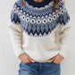 Fair Isle Yoke Crewneck Jumper