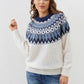 Fair Isle Yoke Crewneck Jumper