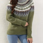 Fair Isle Yoke Crewneck Jumper