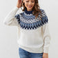 Fair Isle Yoke Crewneck Jumper