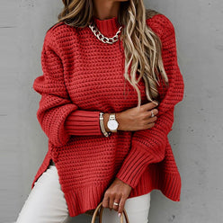 Chunky Mock Neck Jumper