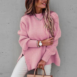Chunky Mock Neck Jumper