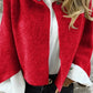 Cropped Cape Cardigan