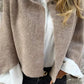 Cropped Cape Cardigan