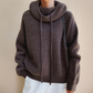 Oversized Hooded Knit Jumper