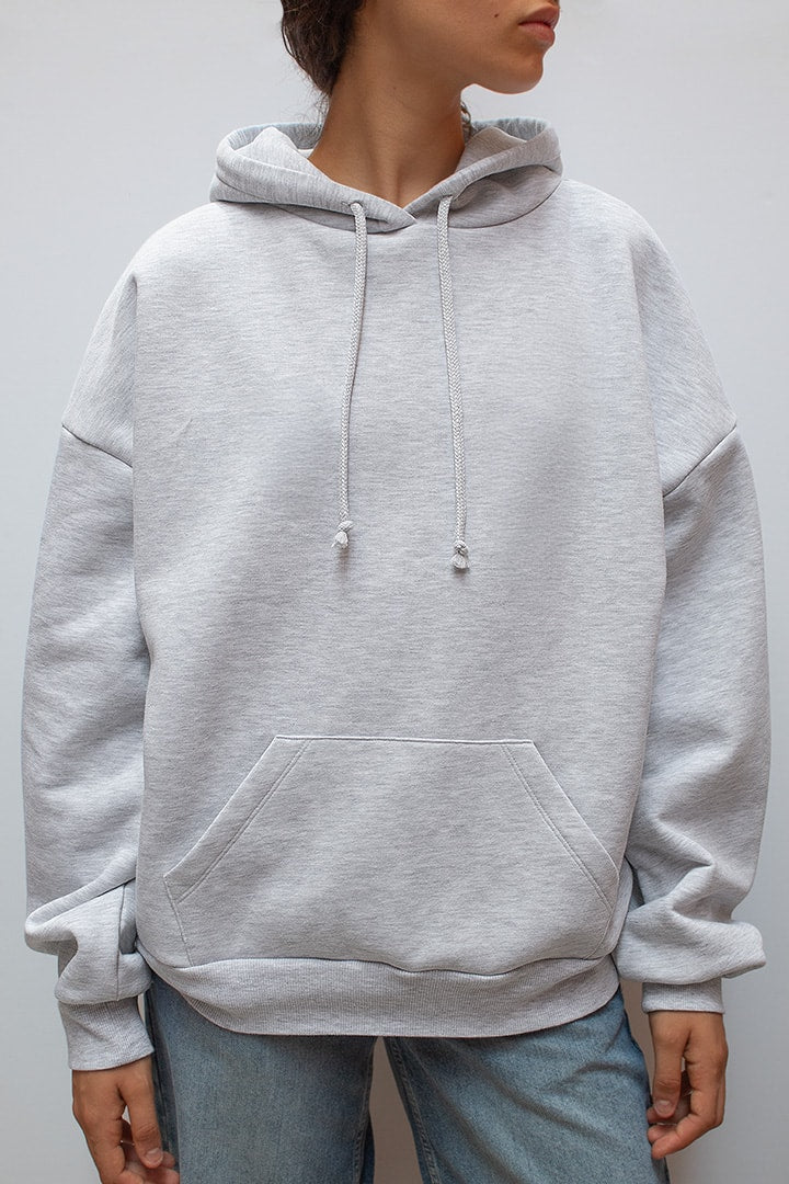 Sequin Wings Oversized Hoodie