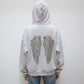 Sequin Wings Oversized Hoodie