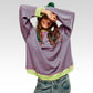 Diagonal Stripe Sweatshirt