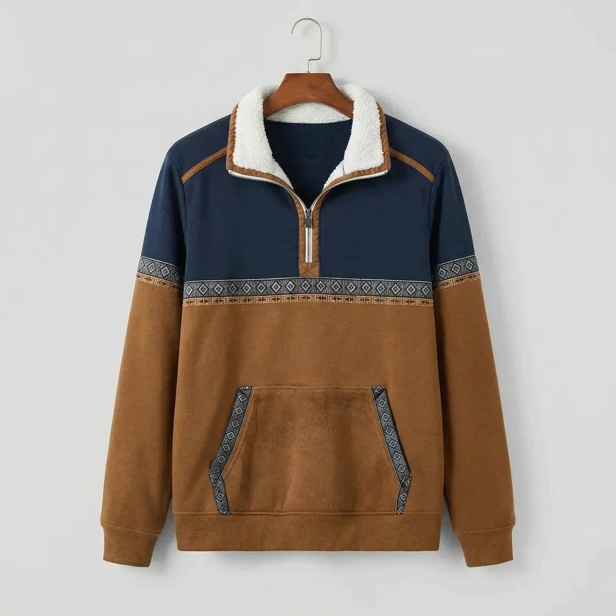Aztec Quarter-Zip Pullover