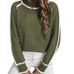 Contrast Trim Roll Neck Jumper