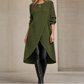 Wrap-Front Tunic Top
