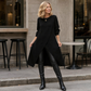 Wrap-Front Tunic Top