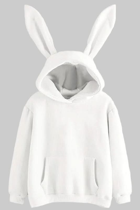 Bunny Ear Fleece Hoodie