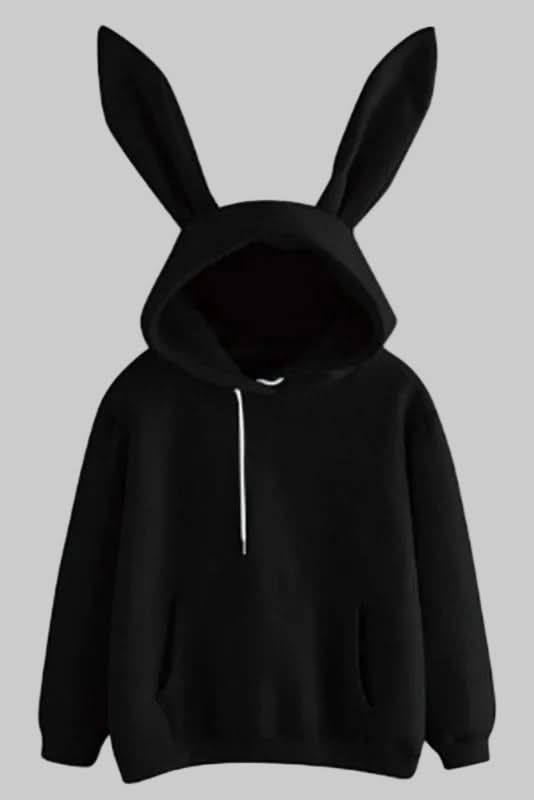 Bunny Ear Fleece Hoodie