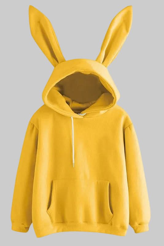 Bunny Ear Fleece Hoodie