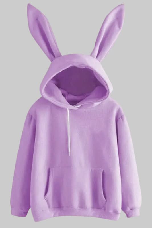Bunny Ear Fleece Hoodie