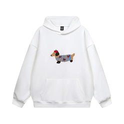 Dachshund Print Hoodie
