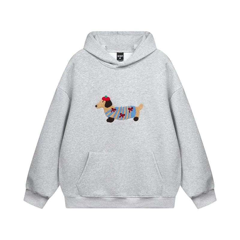 Dachshund Print Hoodie
