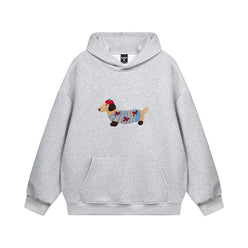 Dachshund Print Hoodie