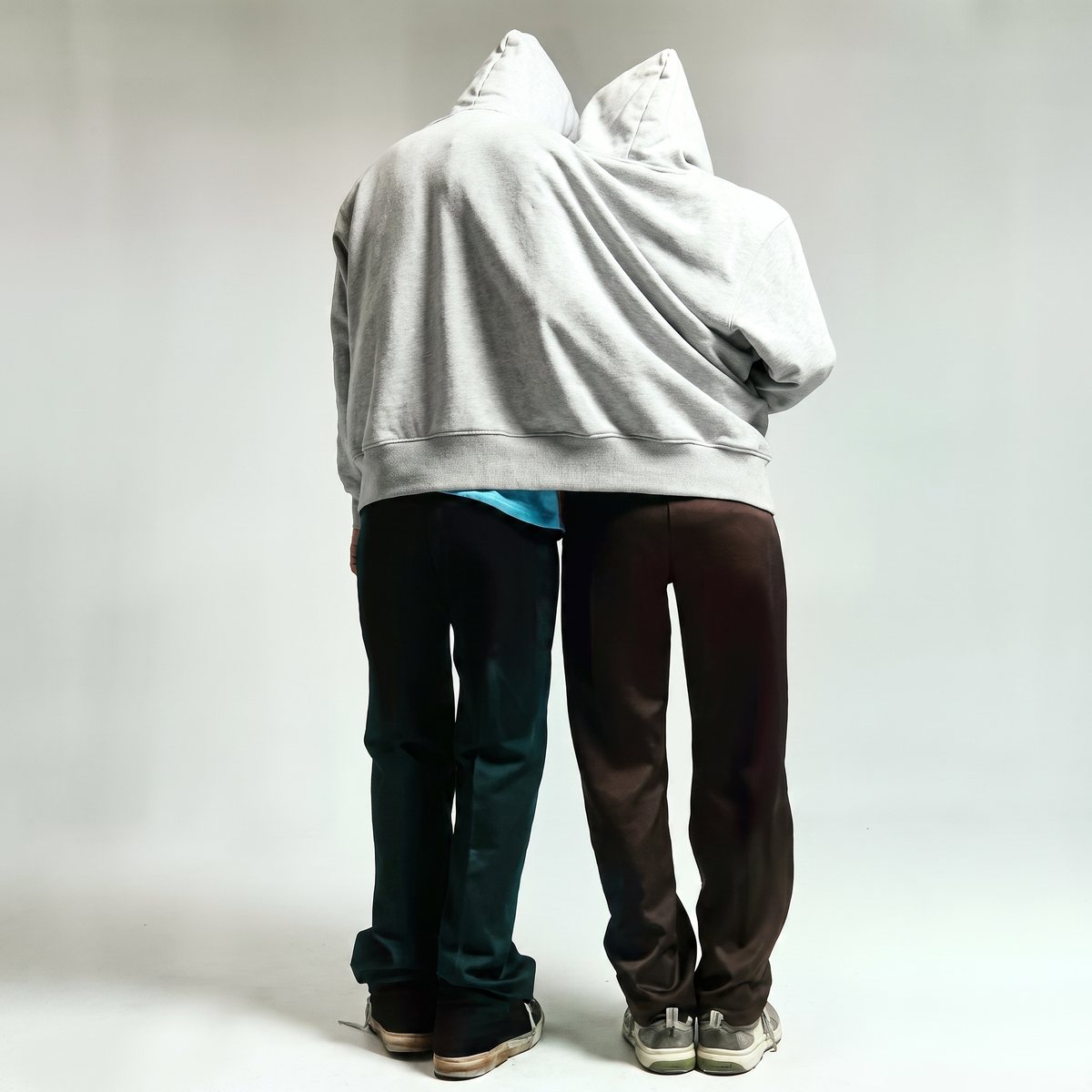 Two-Person Double Hood Hoodie