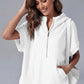 Short Sleeve Half-Zip Hoodie