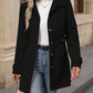Trench Coat Polyester Tailored with Adjustable Waist Belt
