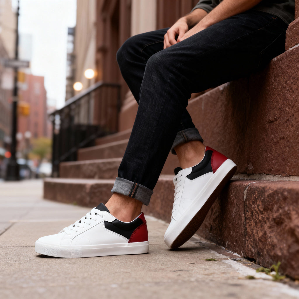Marston Road Men's Two-Tone Leather Sneakers