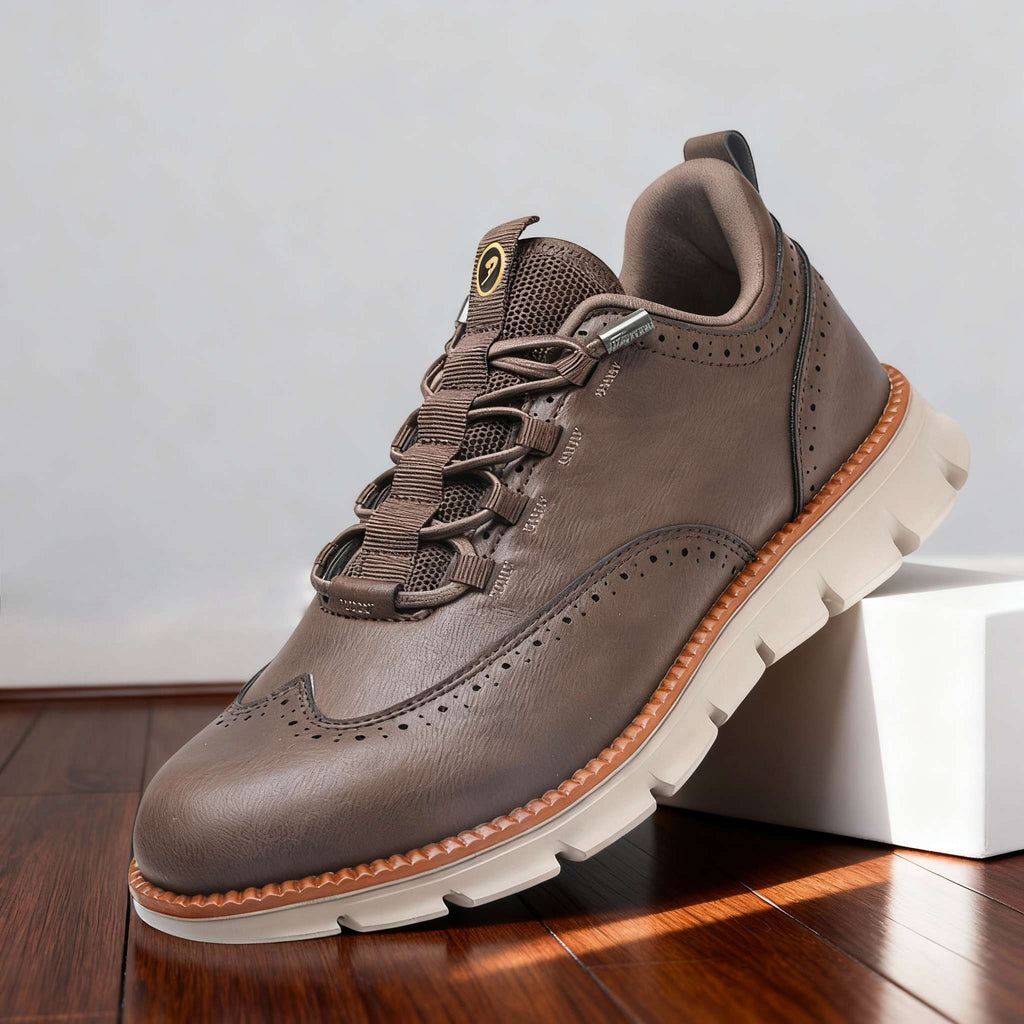 Brandon Men's Leather Brogue Sneakers