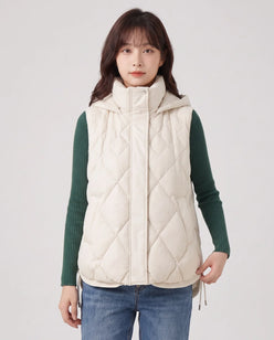 Quilted Hooded Puffer Gilet