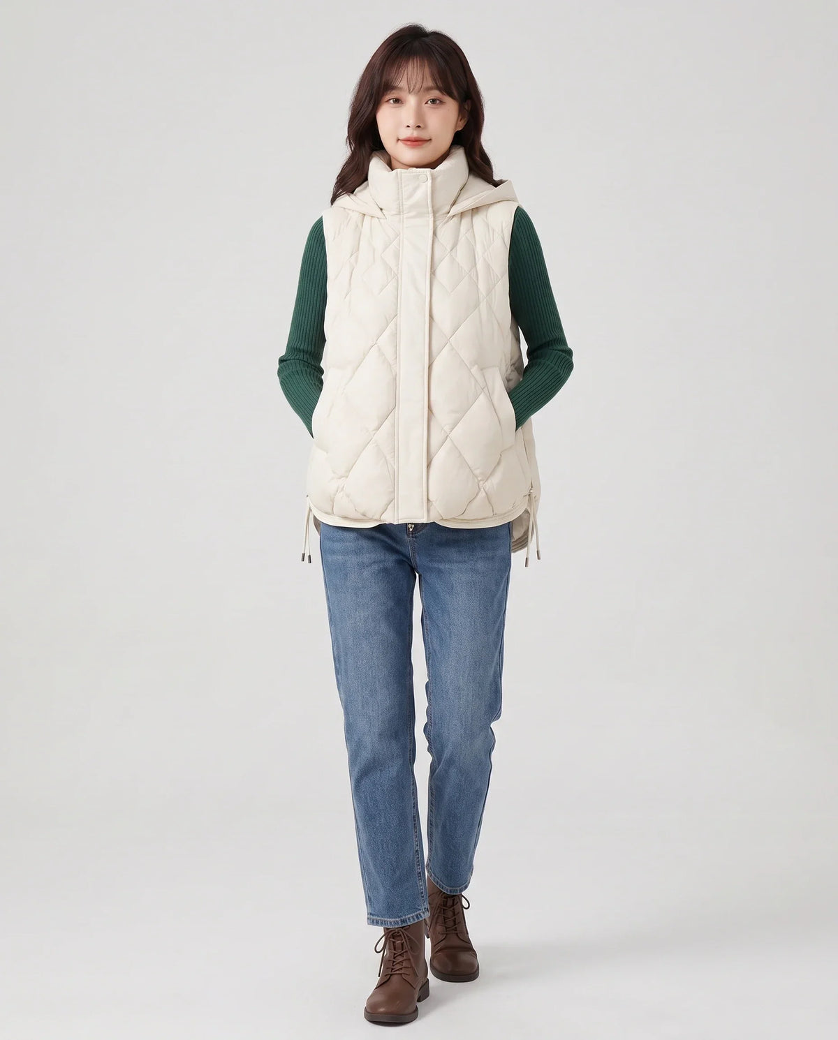 Quilted Hooded Puffer Gilet