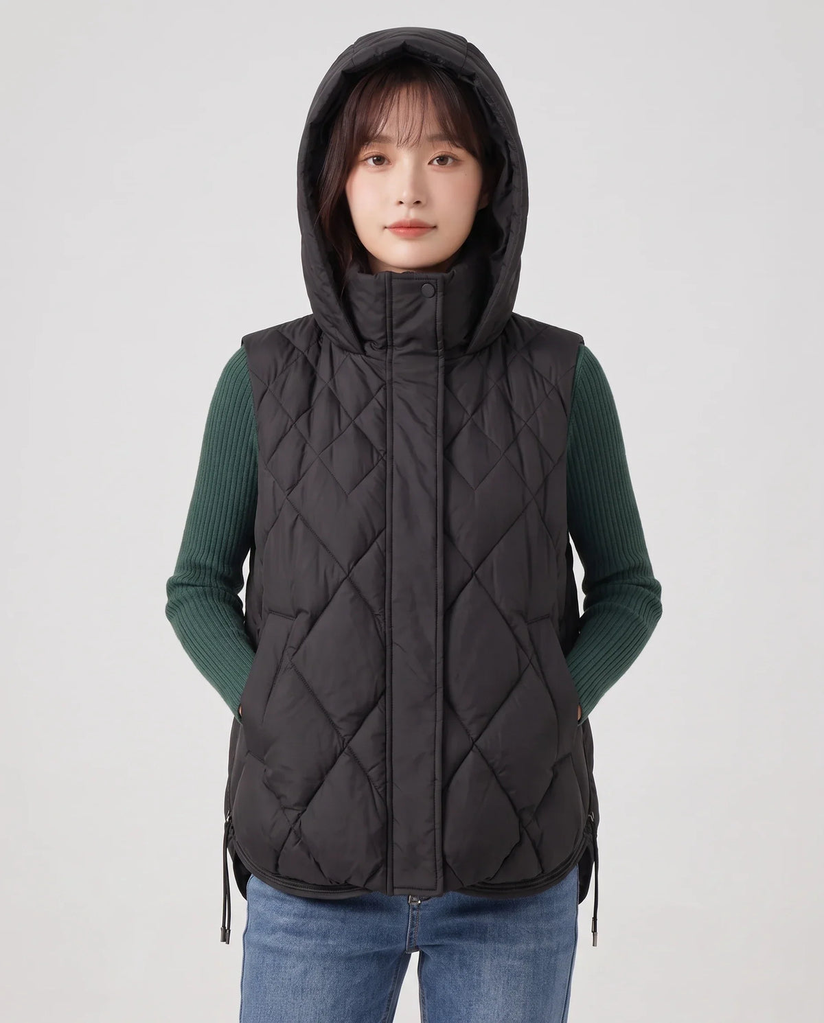 Quilted Hooded Puffer Gilet