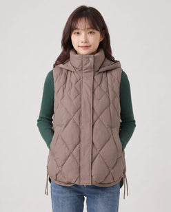 Quilted Hooded Puffer Gilet