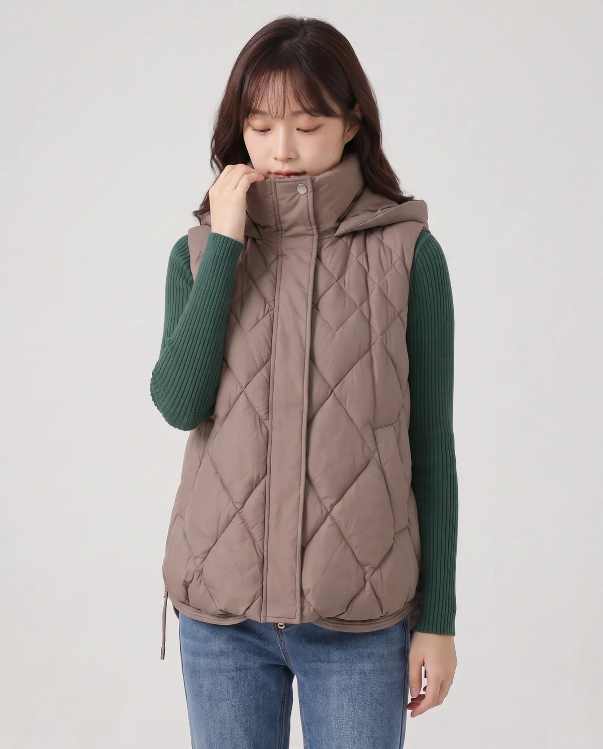 Quilted Hooded Puffer Gilet