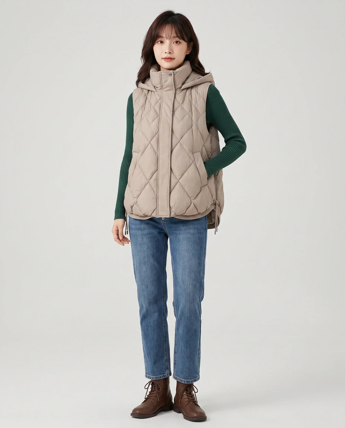 Quilted Hooded Puffer Gilet