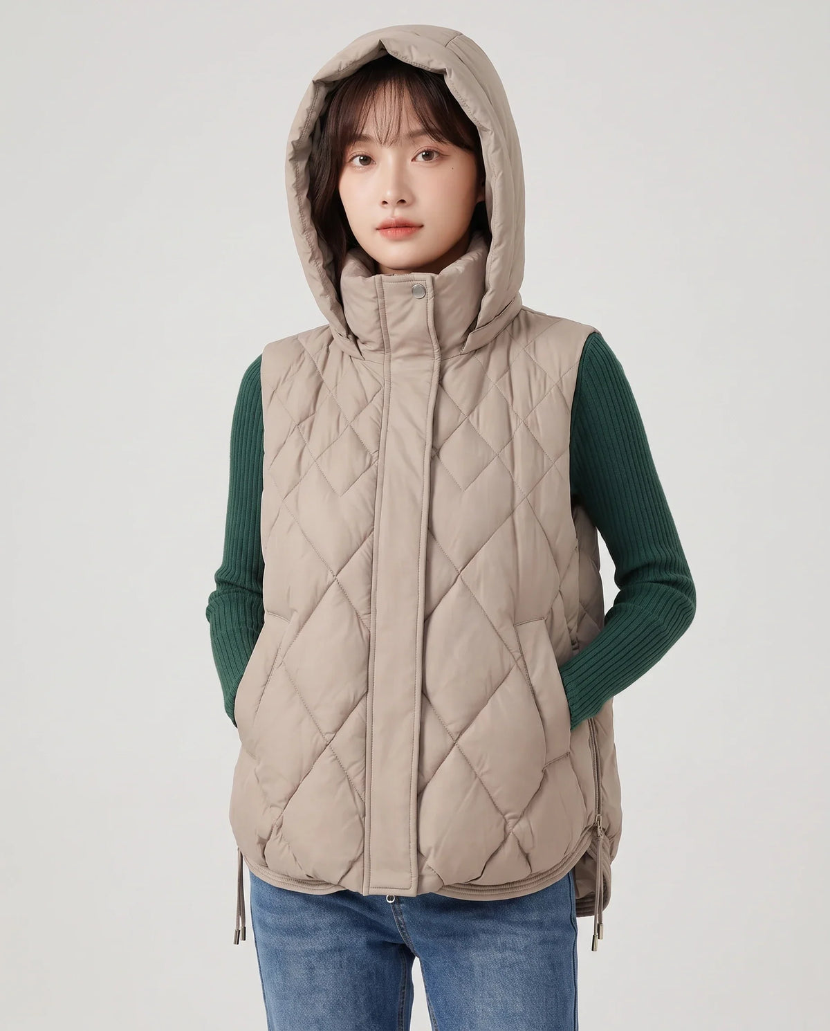 Quilted Hooded Puffer Gilet