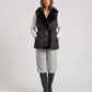 Puffer Gilet with Faux Fur Collar