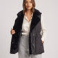 Puffer Gilet with Faux Fur Collar