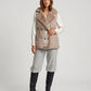 Puffer Gilet with Faux Fur Collar