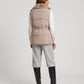 Puffer Gilet with Faux Fur Collar