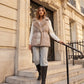 Puffer Gilet with Faux Fur Collar