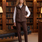 Short Quilted Puffer Gilet with Flap Pockets