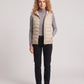 Lightweight Puffer Gilet with Contrast Lining