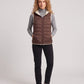 Lightweight Puffer Gilet with Contrast Lining