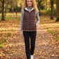 Lightweight Puffer Gilet with Contrast Lining